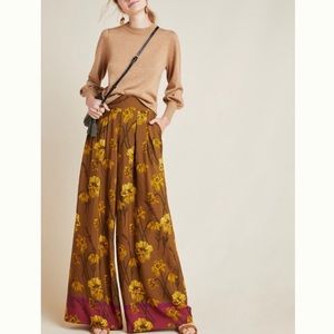 Anthropologie Wide Leg Pants